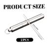 Metal Toothpick, Alloy Titanium Metal Toothpicks for Teeth with Holder Creative Portable Reusable for Outdoor Travel Hiking Camping view 3