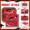 Zhehao 144 Pcs 2026 Graduation Plates and Napkins Set Serve 72, Red and Black Graduation Party Supplies 7" Square Congrats Grad Paper Plates and Napkins Class of 2026 Disposable Dinnerware Decoration view 4