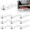 10 Pack Automatic Pusher Display Rack, Store Display Shelf and Case Stand, Space Saving Organizer for Retail Stores and Supermarkets view 1