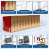 10 Pack Automatic Pusher Display Rack, Store Display Shelf and Case Stand, Space Saving Organizer for Retail Stores and Supermarkets view 3