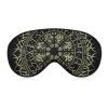 Norse Viking Vegvisir Runic Compass Adjustable Blackout Eye Mask, Sleep Eye Mask view 1