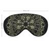 Norse Viking Vegvisir Runic Compass Adjustable Blackout Eye Mask, Sleep Eye Mask view 2