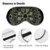 Norse Viking Vegvisir Runic Compass Adjustable Blackout Eye Mask, Sleep Eye Mask view 3
