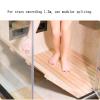 Comfortable Non-Slip Shower Mat - Heavy Duty Raised Platform, Easy Drain & Clean for Spa Relaxation, Indoor/Outdoor Use (80x100cm) view 3
