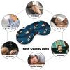 Ocean Orca Killer Whale Adjustable Blackout Eye Mask, Sleep Eye Mask view 4
