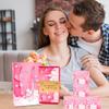 2026 New Pink Surprise Gift Box, Merry Christmas Money Bouncing Box, Unique Folding Bouncing Red Envelope Gift Box for Christmas Birthday Valentine Proposal New Year & Anniversary Parties (#B_Pack(10Count)) view 3