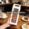 25Pcs Tumbler Gift boxes for glass cup with Handle for 16oz 18oz 20oz Sublimation Glass, Cup boxes for packaging 16oz,Drinking Cup Glasses Mug Can Blanks Tumbler Boxes with window for gifts(White) view 3
