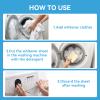 Laundry Whitener Sheets 15 Count, Chlorine Free Whitening Sheets for White Clothes Remove Yellowing Brightening Laundry Care Sheets for All Machine Safe Use view 4