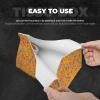 NALCKA Memphis Style 80s 90s Long Tissue Box Cover Leather Tissue Bag with Snap Button Opening for Home Office Desk view 2