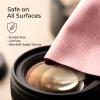 5PCS Extra Large Glasses Cleaning Cloths Eyeglass Cleaning Cloth for Cleaning-Eyeglasses, Cell Phones, Screens, Lenses, Electronics and All Delicate Surface (12"x 12") view 3