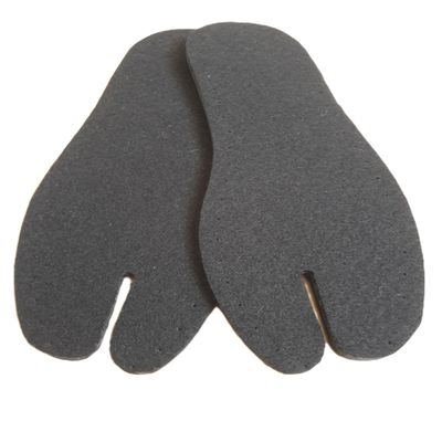 Handmade Felt Tabi Insoles - Black (27cm USmen 9)
