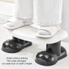 Yunir Non Slip Potty Stool for Pooping, Portable Plastic Potty Stool, Toilet Step Stool for Adults Seniors Kids (Black) view 4