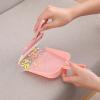 Dust Pan, Mini Household Compact Broom and Dustpan Set with Handle,Portable Handheld Lightweight Hand Broom and Dustpan Set for Desks Table Cleaning Indoor Home Outdoor Keyboards Sweeping Camping view 4