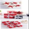 QZHAOYIJG Bow jewelry packaging box, square sky and earth cover, necklace jewelry packaging, small gift view 3