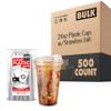 24 oz Clear Plastic Cups with Lids Disposable, Togo Drinking Cup with Strawless Sip Lid for Smoothie, Cold Brew Iced Coffee, Lemonade, Ice Latte, Boba, Party Drinks, Bulk, 24 Ounce (Set of 500) view 1