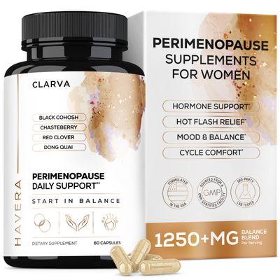 Perimenopause Supplements for Women - Hormonal Balance for Women - 60 Caps