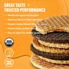 Honey Stinger Organic Energy Waffle Fan Favorites Variety Pack of 18, Vanilla, Cookies and Cream, 6 Pack Each of Peanut Butter Strawberry, Nutritious Stroopwafel Snack for Exercise, Cycling, Running view 3