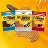 Honey Stinger Organic Energy Waffle Fan Favorites Variety Pack of 18, Vanilla, Cookies and Cream, 6 Pack Each of Peanut Butter Strawberry, Nutritious Stroopwafel Snack for Exercise, Cycling, Running view 4