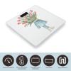 A Big Bouquet of Tulips Scale for Body Weight Sturdy Tempered Glass Weighing Scales with LCD Display Accurate Digital Bathroom Scale Convenient Body Fat Smart Scales Easy Read view 3