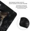 A Black Cat on A Black Background Scale for Body Weight Sturdy Tempered Glass Weighing Scales with LCD Display Accurate Digital Bathroom Scale Convenient Body Fat Smart Scales Easy Read view 4