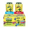GoGo squeeZ No Sugar Added Variety Pack Blue Raspberry and Cherry SlymeZ Fruit Gel On The Go, 3.5 oz Pouches (Pack of 18) Gluten Free, Nut Free, Recloseable Cap, BPA Free view 1
