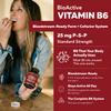 BioActive Vitamin B6 25mg Capsules - Active P-5-P Form for Mood, Energy & Cycle Support - Enhanced Absorption with Riboflavin & Magnesium - Clinical Strength, Non-GMO (60 Capsules - 2 month supply) view 2
