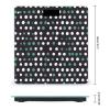Cute Polka Dot Scale for Body Weight Sturdy Tempered Glass Weighing Scales with LCD Display Accurate Digital Bathroom Scale Convenient Body Fat Smart Scales Easy Read view 2