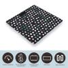 Cute Polka Dot Scale for Body Weight Sturdy Tempered Glass Weighing Scales with LCD Display Accurate Digital Bathroom Scale Convenient Body Fat Smart Scales Easy Read view 3