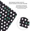 Cute Polka Dot Scale for Body Weight Sturdy Tempered Glass Weighing Scales with LCD Display Accurate Digital Bathroom Scale Convenient Body Fat Smart Scales Easy Read view 4