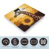 Giraffe and Sunflower Scale for Body Weight Sturdy Tempered Glass Weighing Scales with LCD Display Accurate Digital Bathroom Scale Convenient Body Fat Smart Scales Easy Read view 3