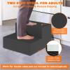 High Density Foam Two Bed Step Stool for Seniors Adults, 11.8" Rise Step with Double Sided Non-Slip Surface & Pads for High Bed/Kitchen/Door Entrance view 3