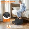 High Density Foam Two Bed Step Stool for Seniors Adults, 11.8" Rise Step with Double Sided Non-Slip Surface & Pads for High Bed/Kitchen/Door Entrance view 4