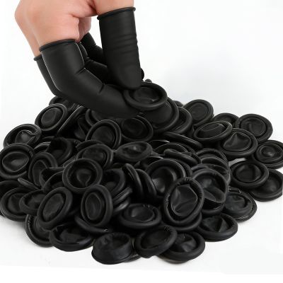 100 Pcs Disposable Finger Cots, Finger Protectors, Finger Gloves for Manicure,Beauty, Massage, Industrial Use