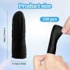 100 Pcs Disposable Finger Cots, Finger Protectors, Finger Gloves for Manicure,Beauty, Massage, Industrial Use view 2