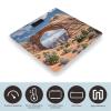 Arches National Park Scale for Body Weight Sturdy Tempered Glass Weighing Scales with LCD Display Accurate Digital Bathroom Scale Convenient Body Fat Smart Scales Easy Read view 3