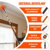 25FT Reach High Ceiling Duster Kits with 5-20FT Adjustable Pole - Includes Extra Long Duster, High Ceiling Duster, Rotatable Window Squeegee & Cobweb Duster for Ceiling Fans and Whole House Cleaning view 4
