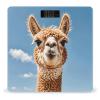 Alpaca Llama Scale for Body Weight Sturdy Tempered Glass Weighing Scales with LCD Display Accurate Digital Bathroom Scale Convenient Body Fat Smart Scales Easy Read view 1