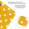 Bright Yellow Dot Scale for Body Weight Sturdy Tempered Glass Weighing Scales with LCD Display Accurate Digital Bathroom Scale Convenient Body Fat Smart Scales Easy Read view 4