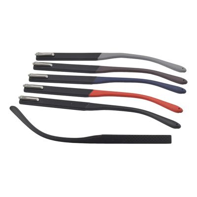 Glasses Arm Replacement 10pairs Glasses Flex Hinge for Repair Broken Rod Replacement Spring Memory Eyeglasses Leg(Black)