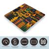 African Ethnic Pattern Scale for Body Weight Sturdy Tempered Glass Weighing Scales with LCD Display Accurate Digital Bathroom Scale Convenient Body Fat Smart Scales Easy Read view 3