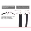 Glasses Arm Replacement 12pcs Universal Anti-Slip Spectacle Frame Eyewear Accessories Glasses Arm Replacement Leg(6mm) view 2