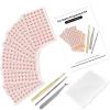 1080Pcs Ear Seeds Acupuncture Kit, Auricular Sticker Kit with Ears Seed, Acupressure Ear Chart, Acupuncture Pen, Tweezers view 1