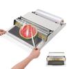 Zoienu Stainless Steel Food Wrapping Machine, 45cm Manual Cling Film Wrapper, Adjustable Temperature, High-Temp Food Packaging, Efficient Kitchen Tool for Home & Restaurant view 1