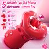 2026 New Edition Travel Pocket Bullet Tool Powerful Quiet 10 Modes Mini Stick,Handheld Personal Bullet Massage Rod for Women Portable Silicone Massage for Body Relax (red) view 2