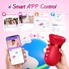 2026 New Edition Travel Pocket Bullet Tool Powerful Quiet 10 Modes Mini Stick,Handheld Personal Bullet Massage Rod for Women Portable Silicone Massage for Body Relax (red) view 3