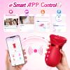 2026 New Edition Travel Pocket Bullet Tool Powerful Quiet 10 Modes Mini Stick,Handheld Personal Bullet Massage Rod for Women Portable Silicone Massage for Body Relax (red) view 4