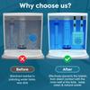 Oyrlize Adjustable Toilet Tank Cleaning Tablet Holder-Hanging Silicone Basket Carrier with Rustproof Hooks for Bowl Cleaner & Bleach Tablet Case Pouch Organizer, Accessory Fit Up to 7" Water Level view 4