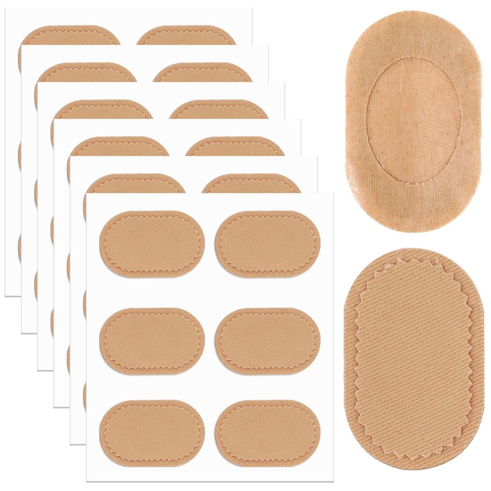 18 Pcs Bunion Cushion Protector Pads Bunion Pads, Foot Callus Cushion Toe Cushions Pad to Wear with Shoes Shoe Accessories, Corn Cushions Patches for Women Men Fabric Feet Heel Toe Protector Pad