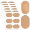 18 Pcs Bunion Cushion Protector Pads Bunion Pads, Foot Callus Cushion Toe Cushions Pad to Wear with Shoes Shoe Accessories, Corn Cushions Patches for Women Men Fabric Feet Heel Toe Protector Pad view 1