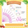 WILLBOND 80 Pcs Silly Straws Bulk for Kids Reusable Funny Pink Plastic Twisty Straws for Wedding Birthday Party Drinking Family Adults Bendy Carnival Activities Cocktail view 3